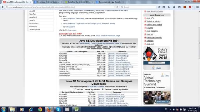 كورس برمجة تطبيقات الاندرويد 1 Dwonload and Install Jdk and Android Studio смотреть онлайн