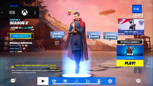Playing iOS fortnite!!! (I forgot I was recording lol) смотреть онлайн