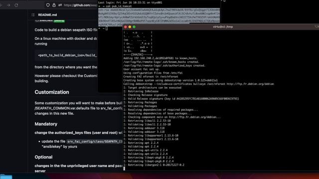 [SEAPATH] build the debian iso and server deployment смотреть онлайн