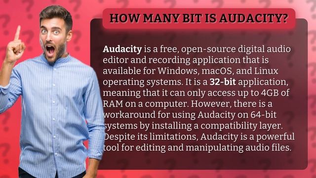 How many bit is Audacity? смотреть онлайн