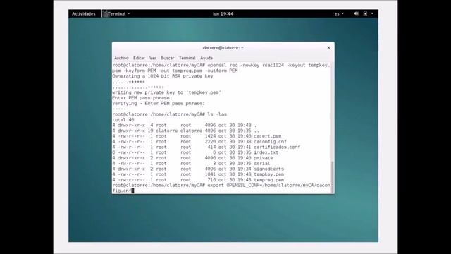 Certificados -Openssl смотреть онлайн