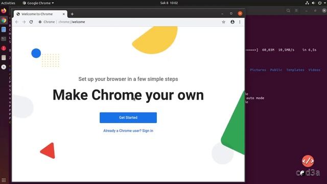 Installing Google Chrome on Ubuntu 19.10 19.04 18.04 from terminal смотреть онлайн