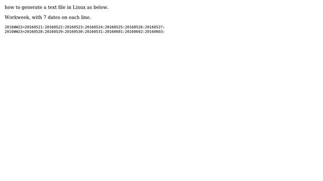 Unix & Linux: Generate Calendar Text File in Linux смотреть онлайн