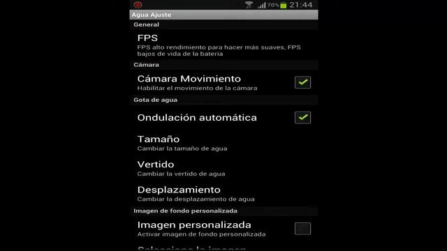 Water Pro Live Wallpaper para Android смотреть онлайн