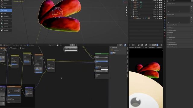 Make A Cute 3D Psyduck in Blender 4.0 - Part 2 Texturing | Full Process | Timelapse смотреть онлайн