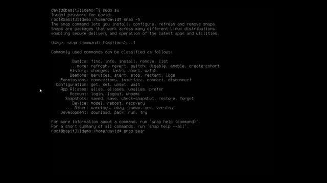 Package management using 'snap' смотреть онлайн
