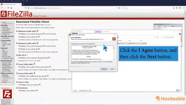 How to Install the FTP Client Filezilla on Windows Hostteable смотреть онлайн