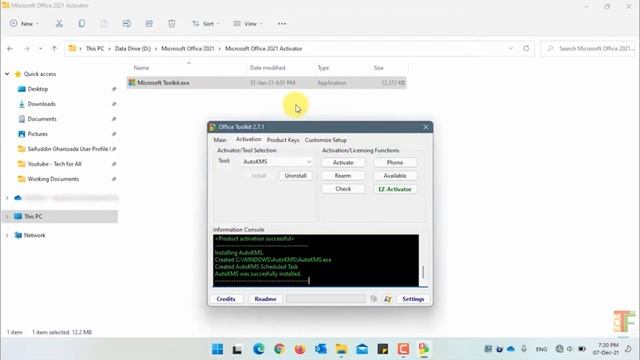 How To Activate Microsoft Office : Fast Tutorial (FREE DOWNLOAD) смотреть онлайн