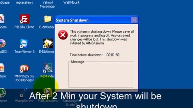 Automatic Shutdown timer in Windows XP YouTube смотреть онлайн