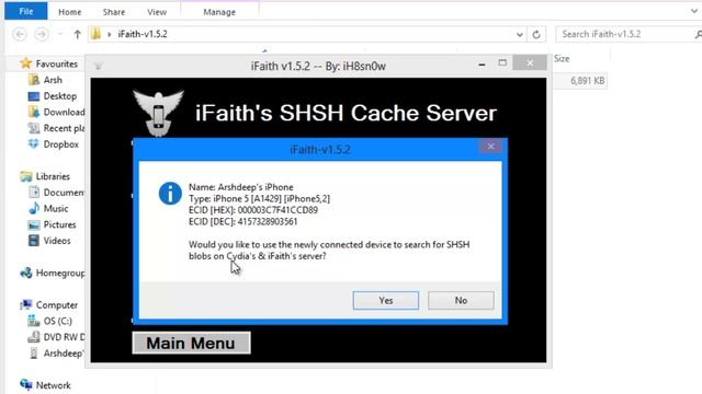 How to save the latest SHSH using iFaith смотреть онлайн