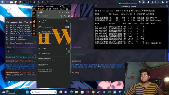 Wireless pentesting-part1.1|Handshake capture and offline decryption|Logic explained|Hacking router смотреть онлайн