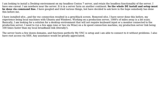 DevOps & SysAdmins: Installing a Desktop Environment on a headless CentOS 7 server by CLi only смотреть онлайн