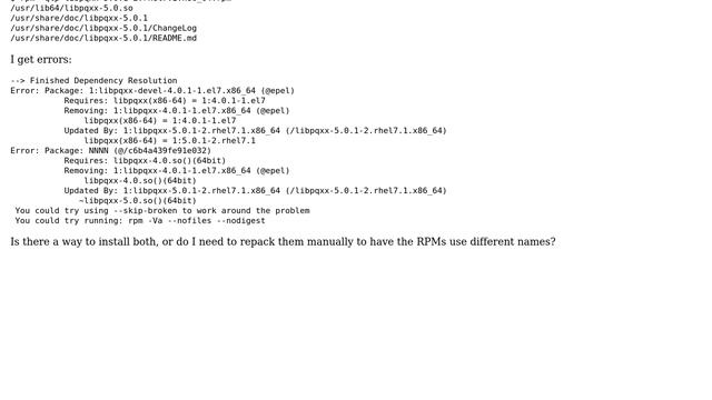Unix & Linux: Installing competing library versions смотреть онлайн