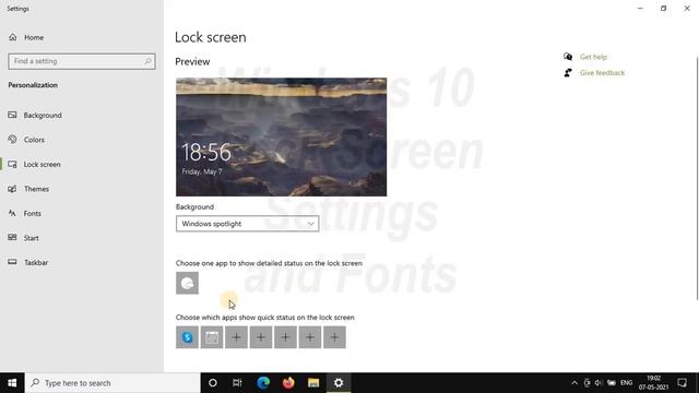 Windows 10 Lock Screen Settings - Windows 10 Fonts - Customize Win 10 Lock Screen Settings and Font смотреть онлайн