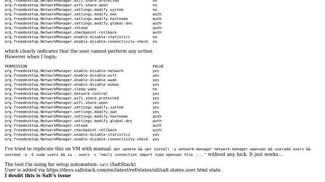 Unix & Linux: nmcli insufficient privileges during initial VM setup смотреть онлайн