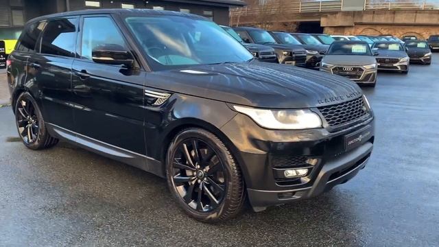 Land Rover Range Rover Sport 3.0 SDV6 HSE SUV 5dr Diesel Auto 4WD Santorini Black