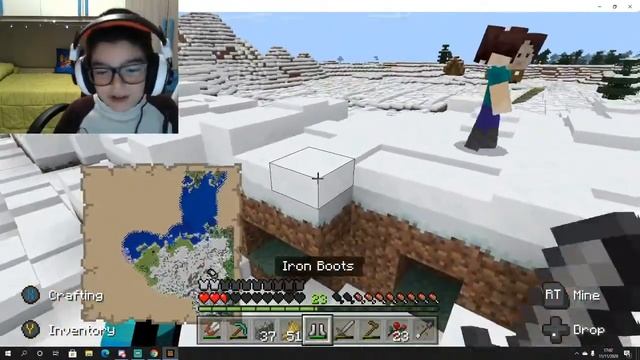 live con hulioty su minecraft e minecraft dungeons!! смотреть онлайн