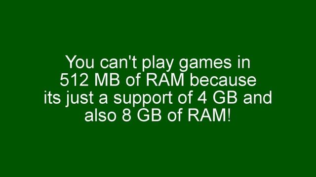 512 MB of RAM Is Too Slow For Computer! смотреть онлайн