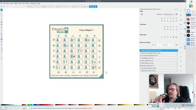 Designing an Animal Tracks Puzzle смотреть онлайн