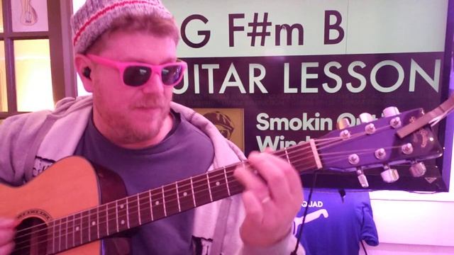 How To Play Smokin Out The Window - Silk Sonic Guitar tutorial (Beginner lesson!) смотреть онлайн