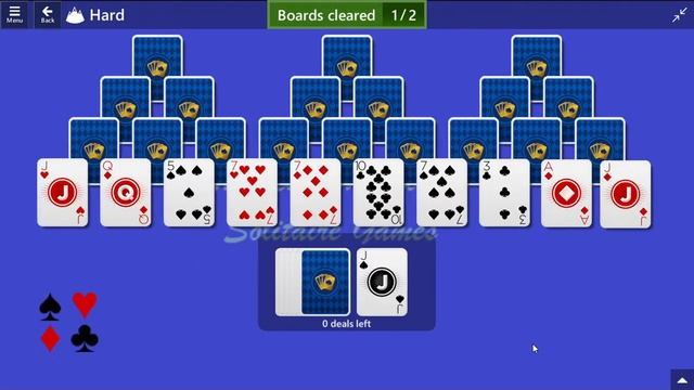 Microsoft Solitaire Collection | TriPeaks - Hard | April 1, 2017 | Daily Challenges смотреть онлайн