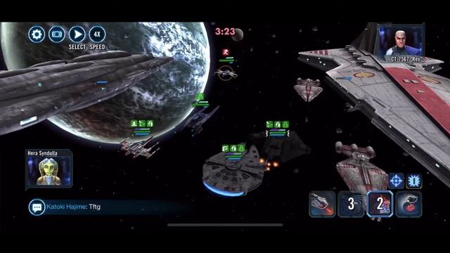 9 different fleet fights in GAC смотреть онлайн