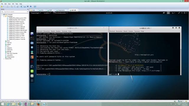 Pass the Hash exploit from the same windows template смотреть онлайн
