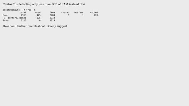Centos 7 detecting only 3 GB of RAM (2 Solutions!!) смотреть онлайн