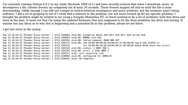 Unix & Linux: Hard drive writes freezing up Gnome смотреть онлайн