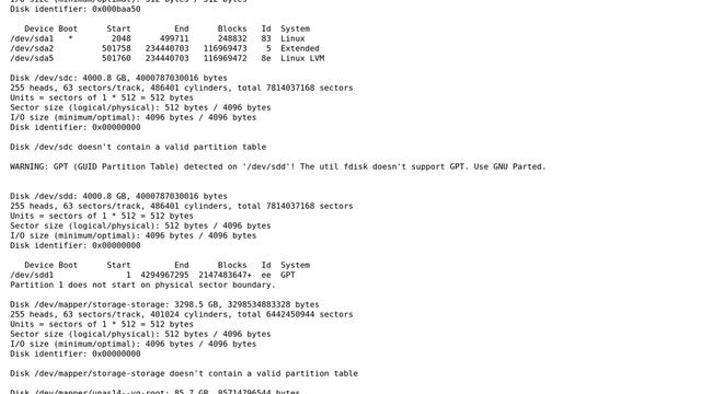 Drives not showing when sudo pvdisplay смотреть онлайн