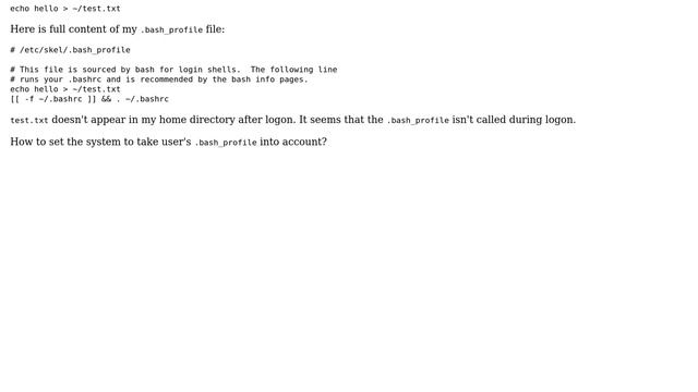 DevOps & SysAdmins: .bash_profile isn't sourced during logon (2 Solutions!!) смотреть онлайн