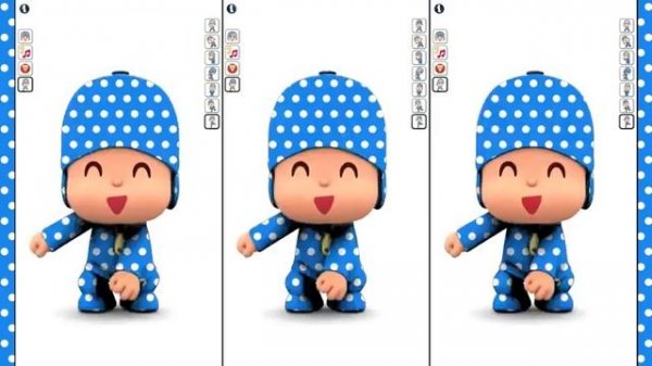 Pocoyo! Talking Pocoyo! ✿◕ ‿ ◕✿  Learn Animals! Names & Sounds for kids! Learning Videos ! New 2017