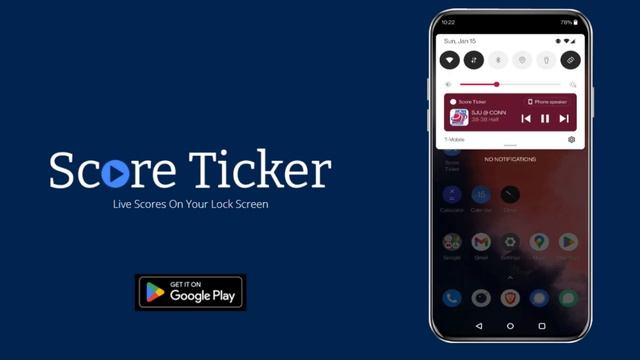 Score Ticker App | Live Scores On Your Lock Screen смотреть онлайн