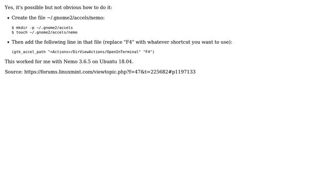 Unix & Linux: Keyboard shortcut in Nemo to open terminal in active folder (2 Solutions!!) смотреть онлайн