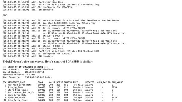 DevOps & SysAdmins: ATA errors on Debian 6 Xen host, but disks are fine смотреть онлайн
