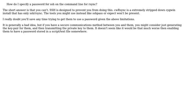 DevOps & SysAdmins: Rsync over ssh with password in command rather than using keys (3 Solutions!!) смотреть онлайн