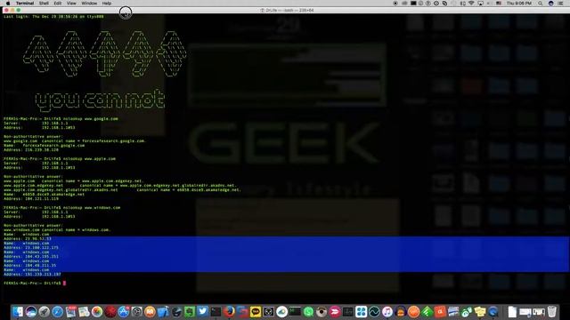 nslookup tool смотреть онлайн
