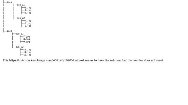 Rename files with counter over subdirectories смотреть онлайн