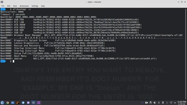 How to remove EFI entries in Linux (Debian-based distros) смотреть онлайн