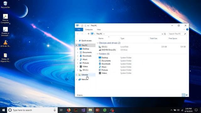 Remove 3D Objects From Windows Explorer Navigation Pane смотреть онлайн