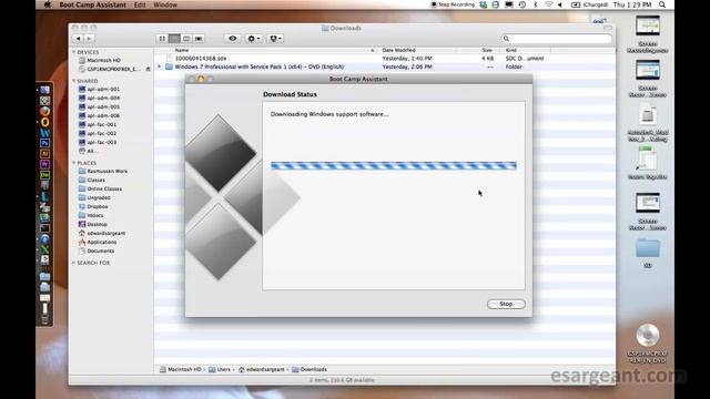 Boot Camp - Installing Windows 7 on a Mac смотреть онлайн