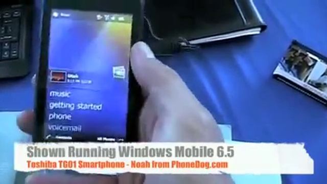 Toshiba TG01 Snapdragon Phone w Windows Mobile 6 5 смотреть онлайн