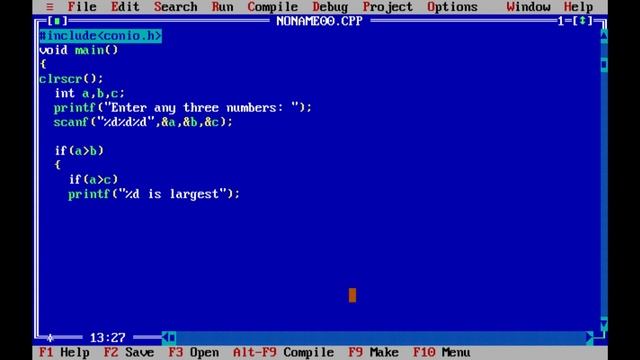 C program to find the largest of three numbers | C programming | NETWORK MONK смотреть онлайн