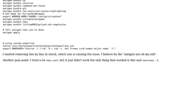 Unix & Linux: Extra output when running commands from zsh in Guake смотреть онлайн