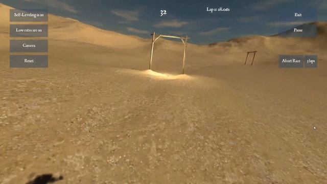 FPV FreeRider Simulator (Test Race) Desert Map смотреть онлайн