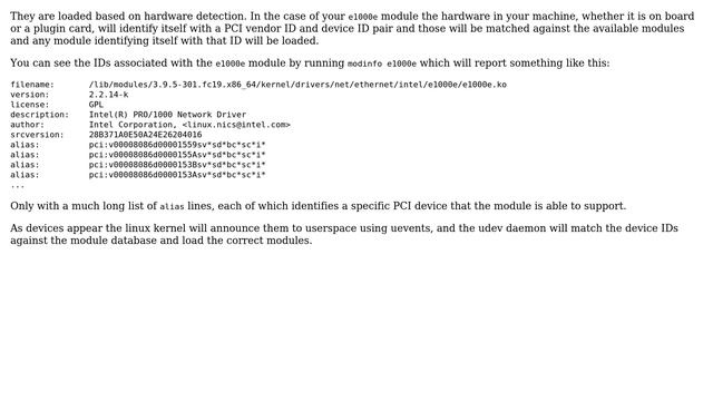 How (linux kernel) network modules gets loaded without modprobe.conf? (3 Solutions!!) смотреть онлайн
