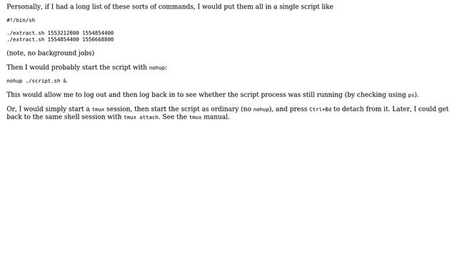 How to write a bash script to trigger next command if and only if the previous command's process... смотреть онлайн