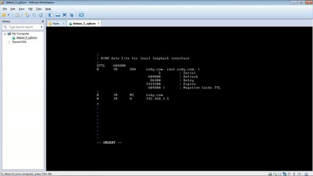 Cara mengkonfigurasi DNS dan Web Server Linux Debian 5 смотреть онлайн