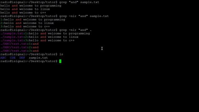 Linux Command Series - grep, find смотреть онлайн