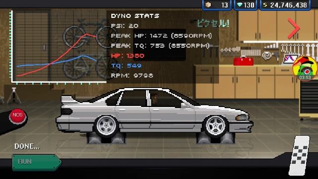 PIXEL Car Racer- Pontiac Bonniville Build смотреть онлайн